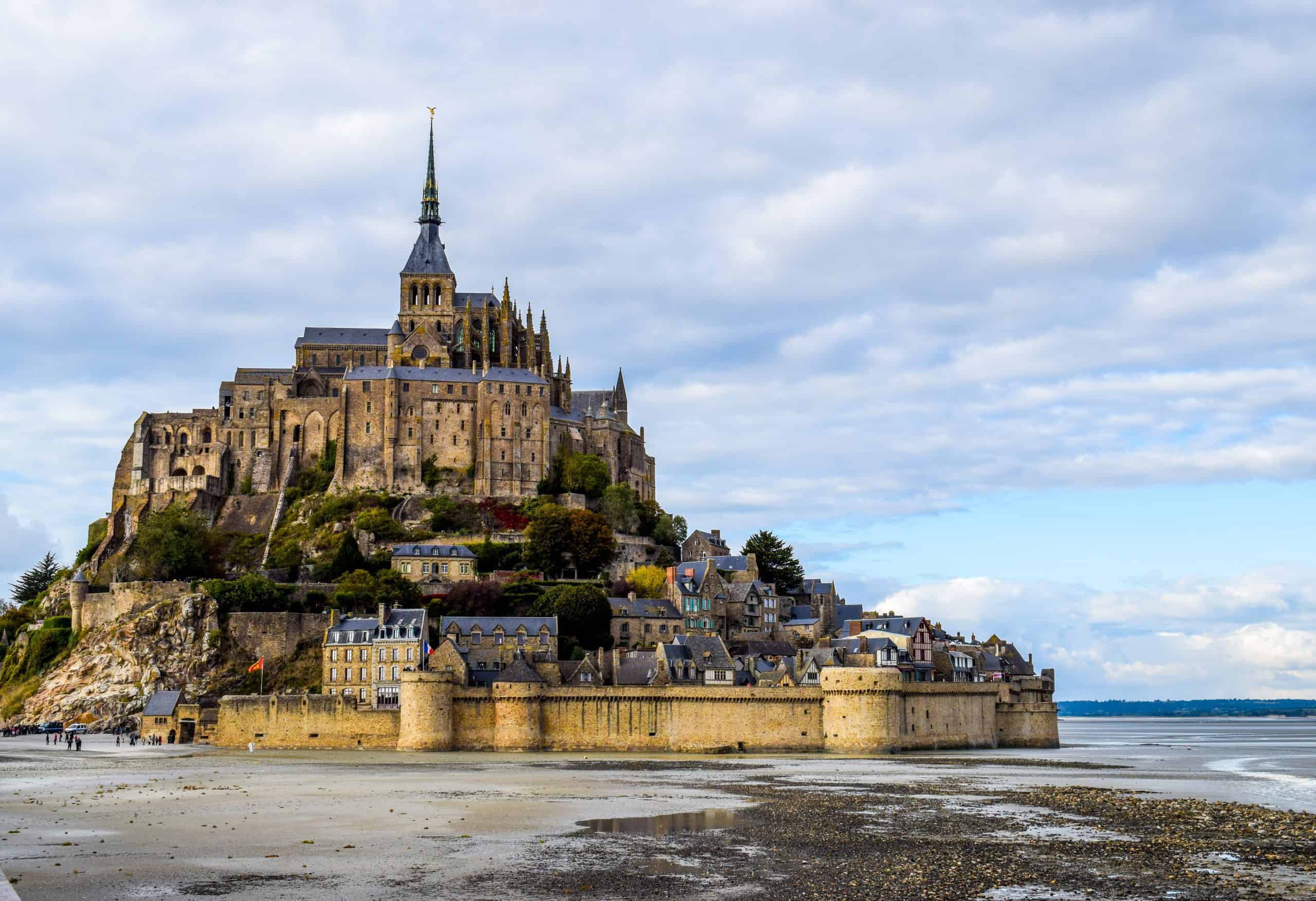 The Mont-Saint-Michel Abbey, one of the top France pilgrimage sites.