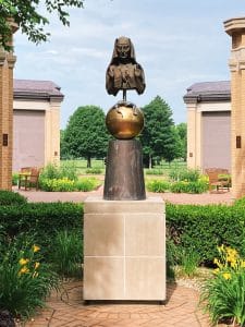 Our Lady of Sorrows Sculpture at University of Notre Dame